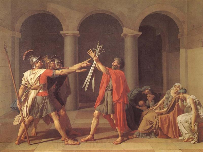 Jacques-Louis David Oath of the Horatii Spain oil painting art